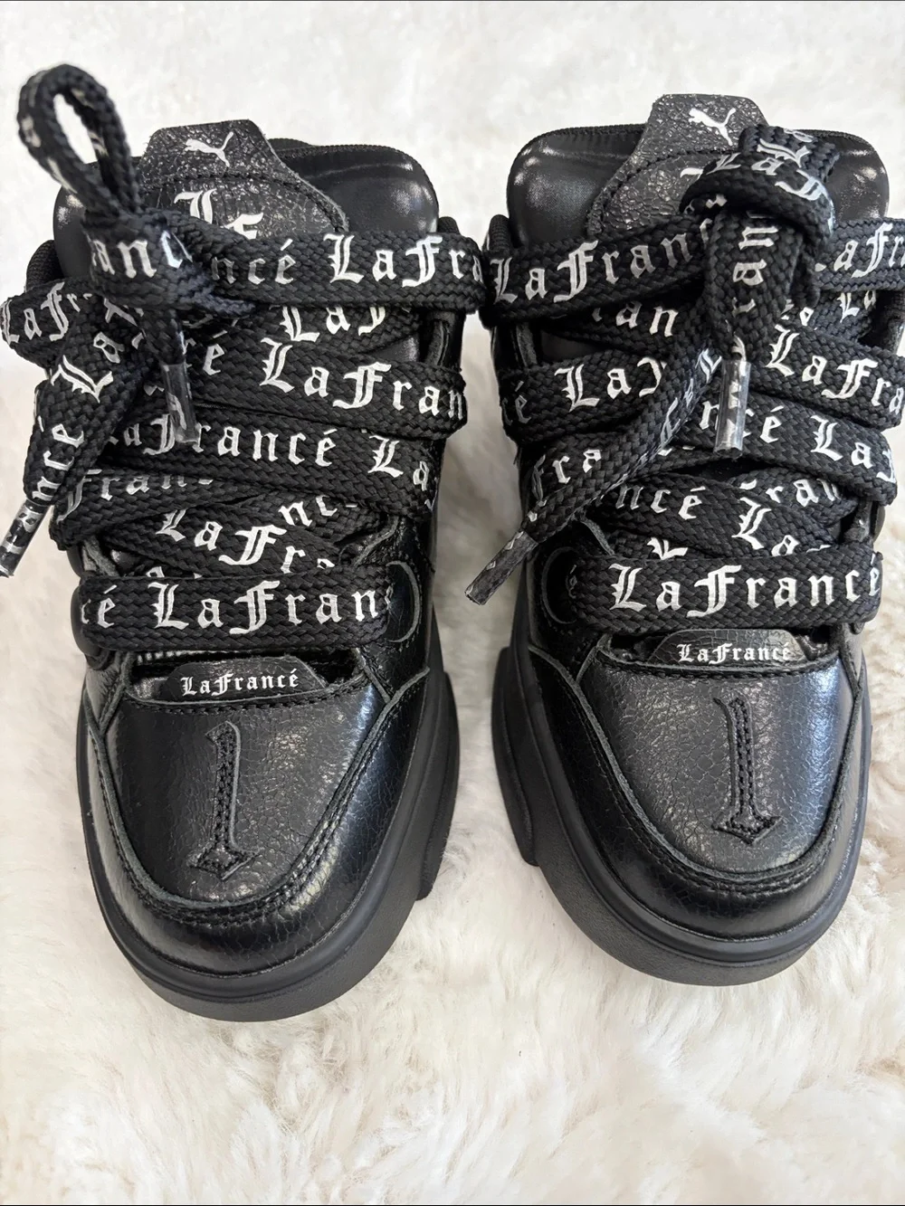 Puma La France’,Sneakers - Chunky Lace-Up Style,Kids Size 5.